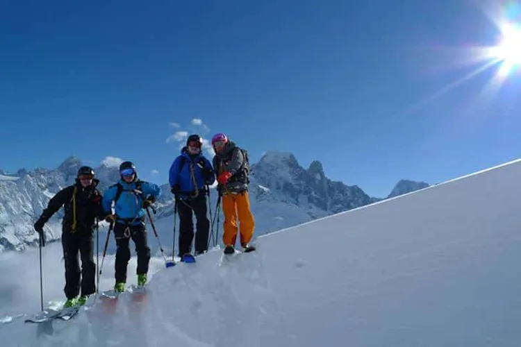 Getting the basics of ski touring in Chamonix