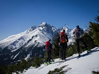 7-day backcountry ski tour in the High Tatras