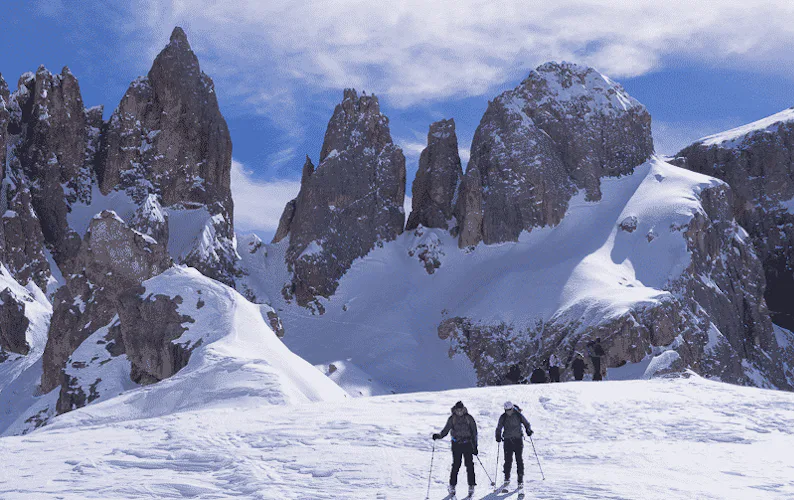Dolomites Haute Route off-piste and ski touring trip