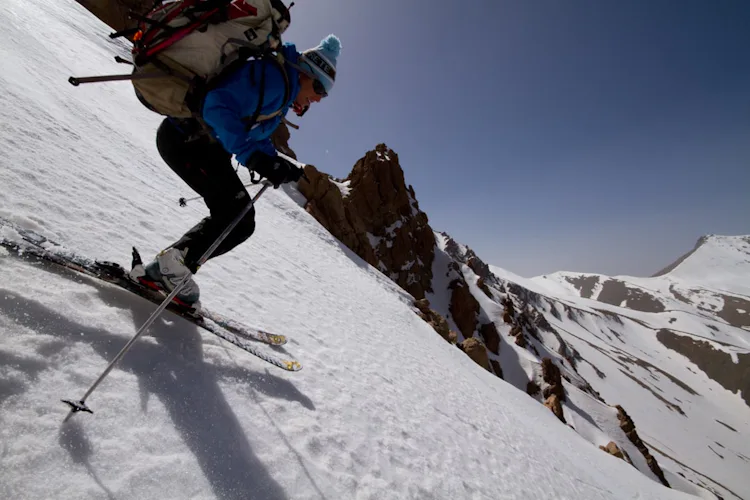 Ski de randonnée dans l'Atlas, Maroc