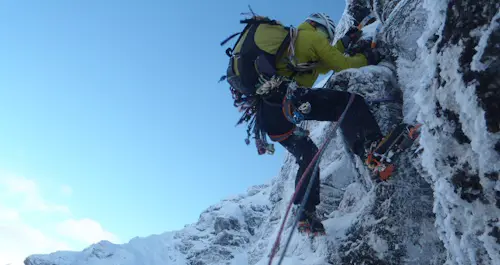 Winter climbing in Highlands, Ben Nevis and Cairngorms