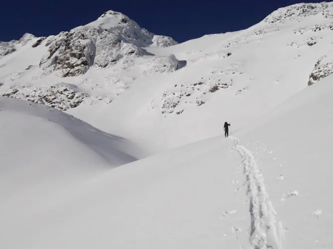 Backcountry ski day in Ushuaia, Patagonia