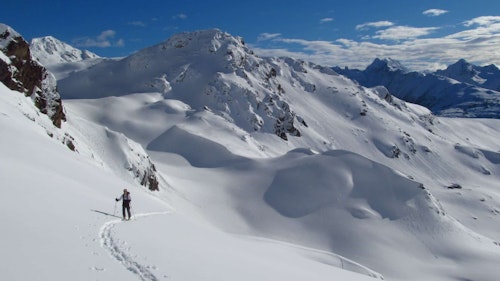 Backcountry ski day in Ushuaia, Patagonia