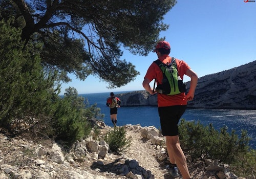 Trail running in the Calanques, Marseille
