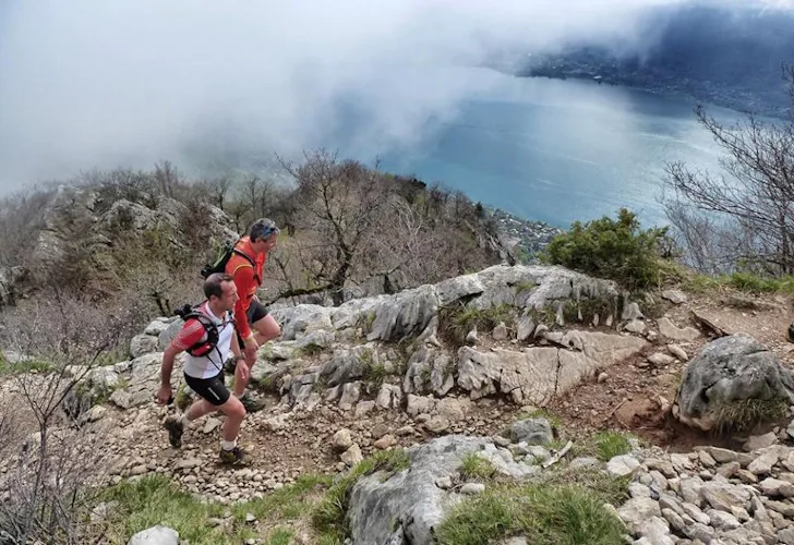 Trail running training in Annecy