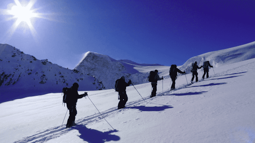 Ski touring in Valais, Haute Route