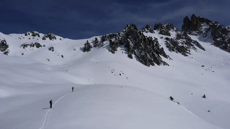 Ski touring in the Alps