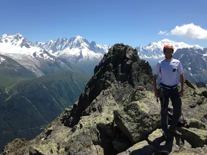 Guided climbing tours in the Alps