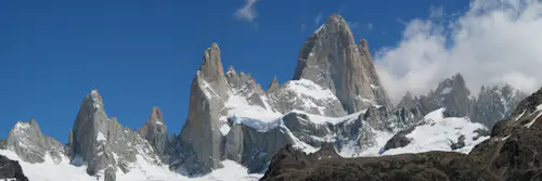 Ski touring in El Chaltén, Patagonia