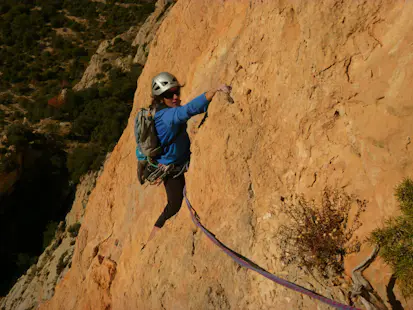 Rock climbing in the Pyrenees