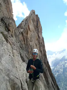 Escalade de l'Aiguille Dibona en Oisans