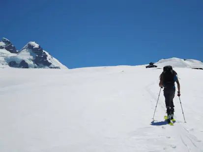 Backcountry skiing in Bariloche