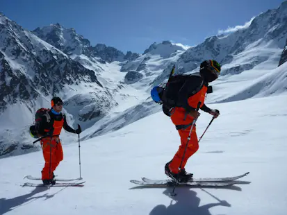 Skiing in Adyr-su Valley, Elbrus and Cheget