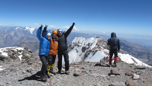 Ascent to Mount Aconcagua, 6962 m