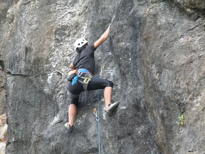 Rock climbing in Pokhara and Everest area in Nepal (private)