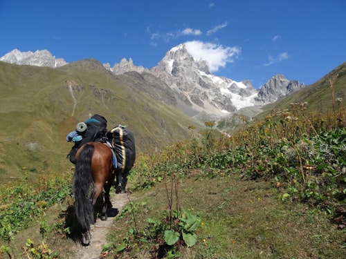 Climbing Mount Ushba, Svaneti, Caucasus