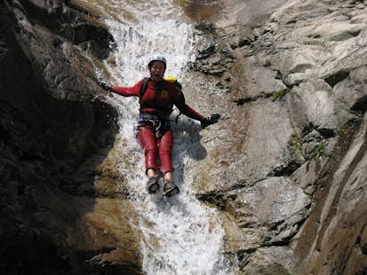 Canyoning in Tuscany and Ligurian rivers