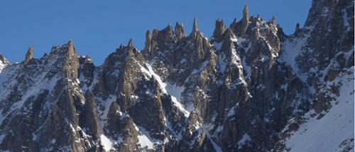 Periades route Ski touring trip, Chamonix