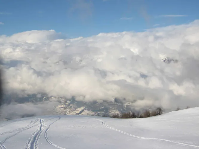 Ski touring around Gran Paradiso