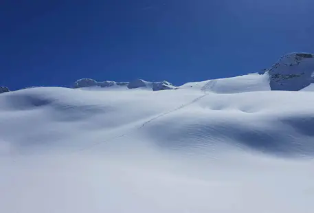 Ski touring in Val Formazza in Piedmont