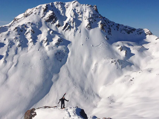 Esquí fuera de pista y de travesía en Les 3 Vallees, Francia