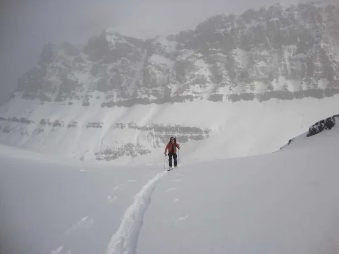 Ski de randonnée au Rogers Pass