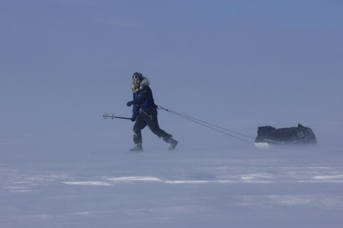 Ski and pulka expedition on Vatnajökull