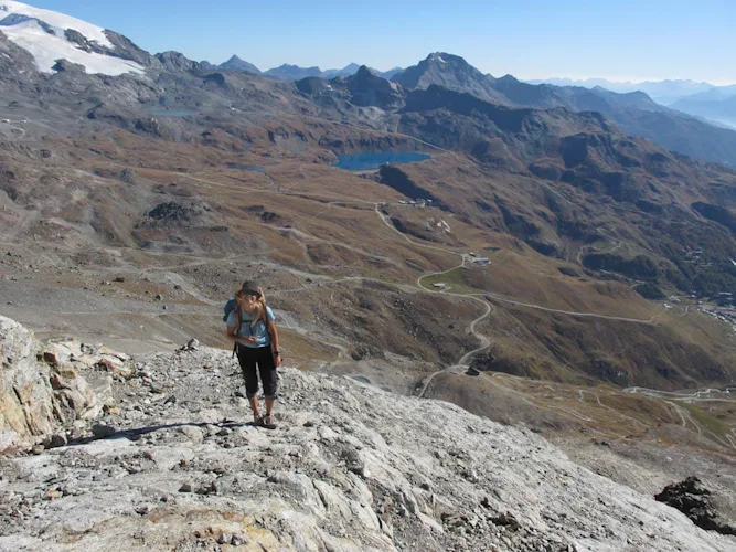 Ascending Matterhorn via Hornli Ridge