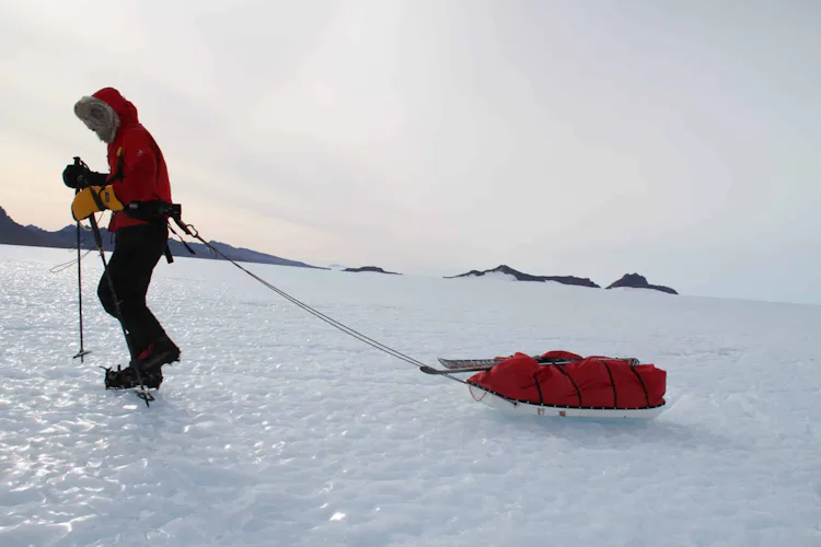 Pulka ski expedition South Pole
