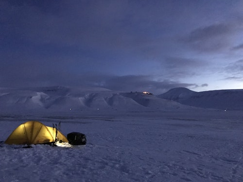 8-day Snowshoeing polar expedition in Spitsbergen