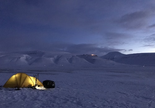 8-day Snowshoeing polar expedition in Spitsbergen