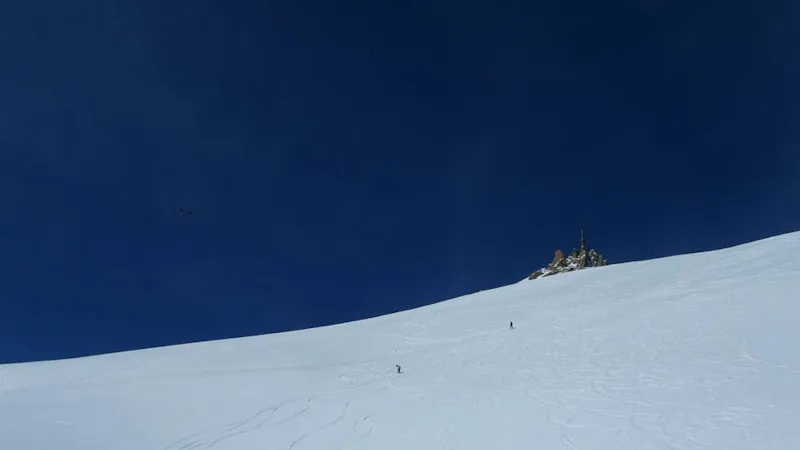 Ski hors piste dans la Vallée Blanche