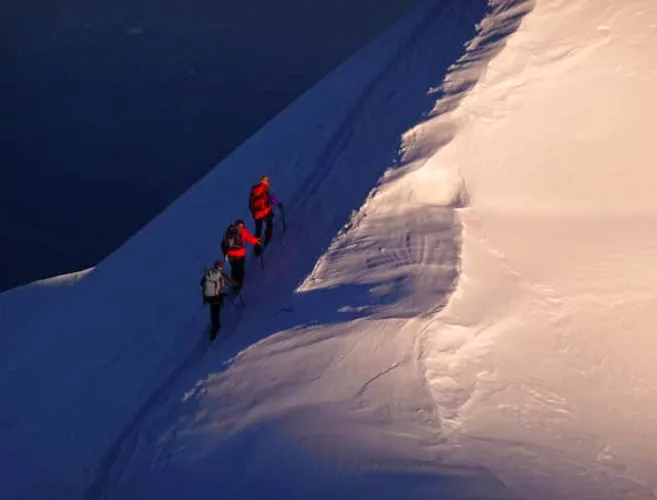 Mountaineering in the Mont Blanc massif program
