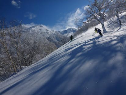 Ski touring in Asahikawa in Hokkaido