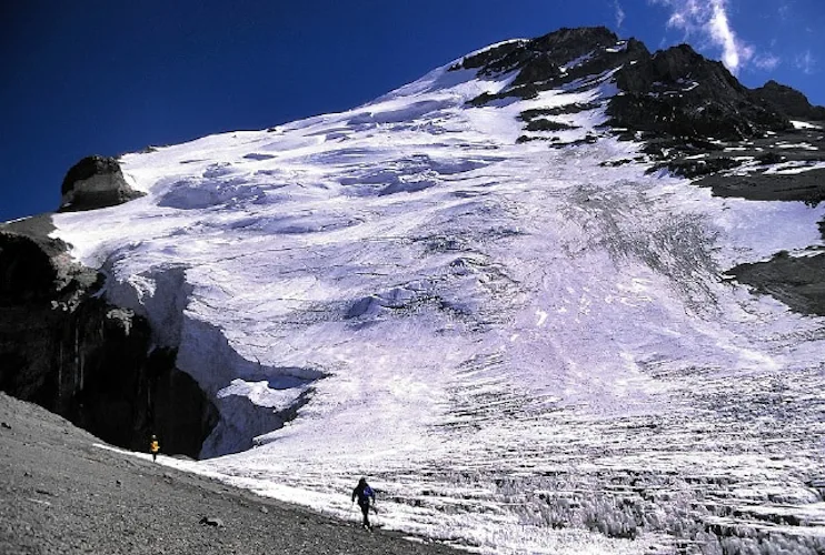 Ascenso al Aconcagua por el glaciar Polaco