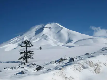 Expedición de esquí en los Volcanes de la Patagonia