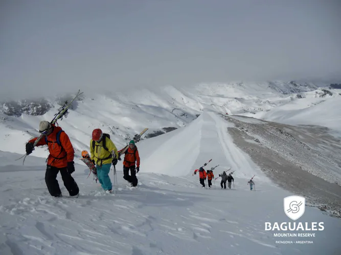 Ski touring in Baguales, 2 days (Bariloche)