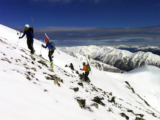 Ski touring in Baguales, 2 days (Bariloche)