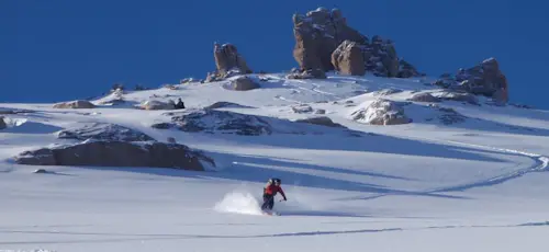 Ski touring in Frey, Bariloche