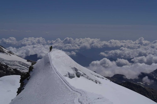 Monte Rosa and Breithorn climbing traverse