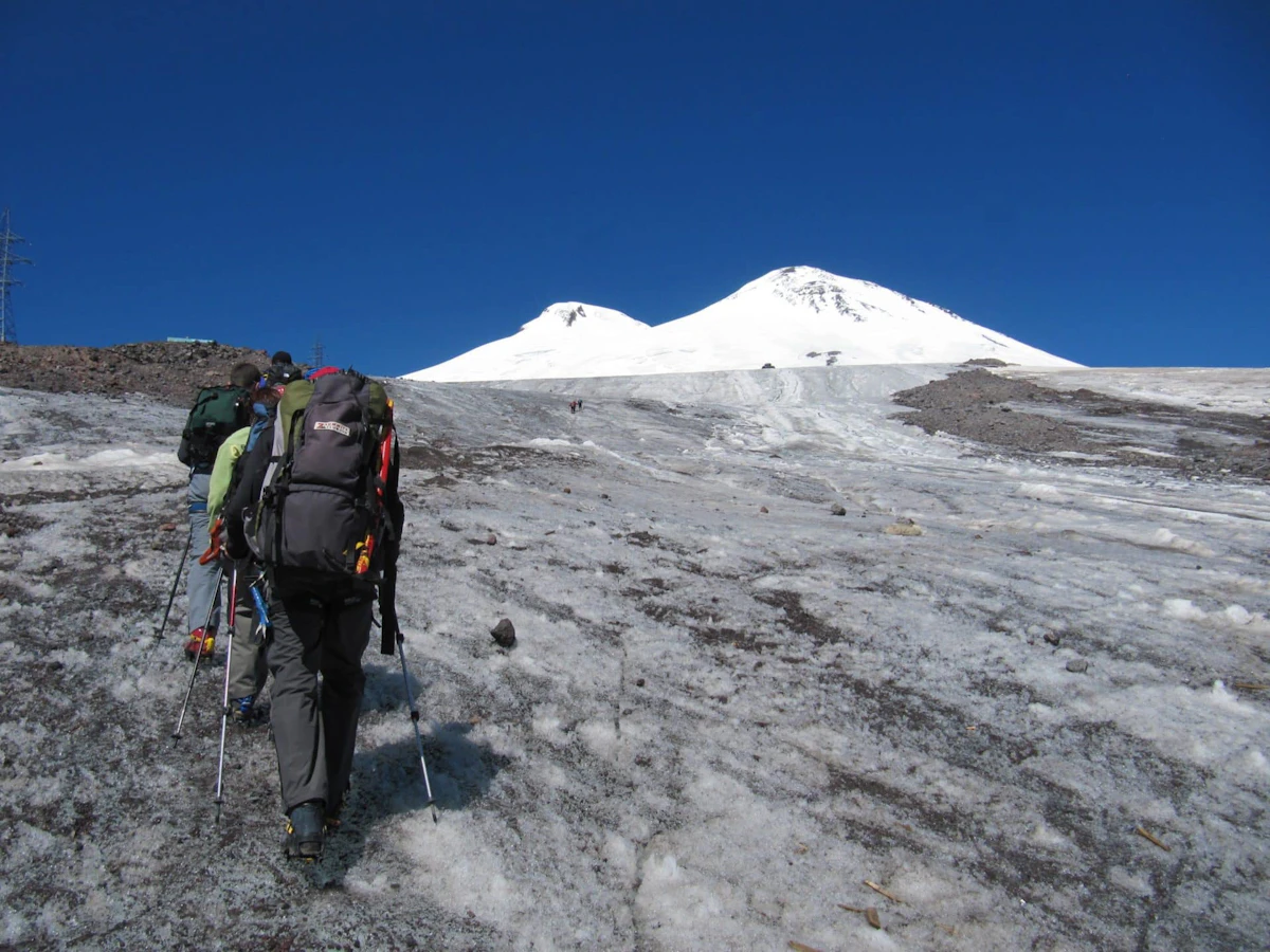climbing Nevado Pisco