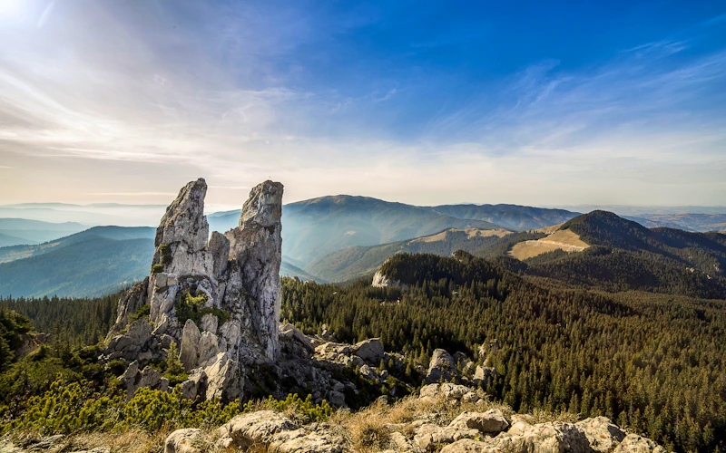 Rock Climbing in the Romanian Carpathian Mountains