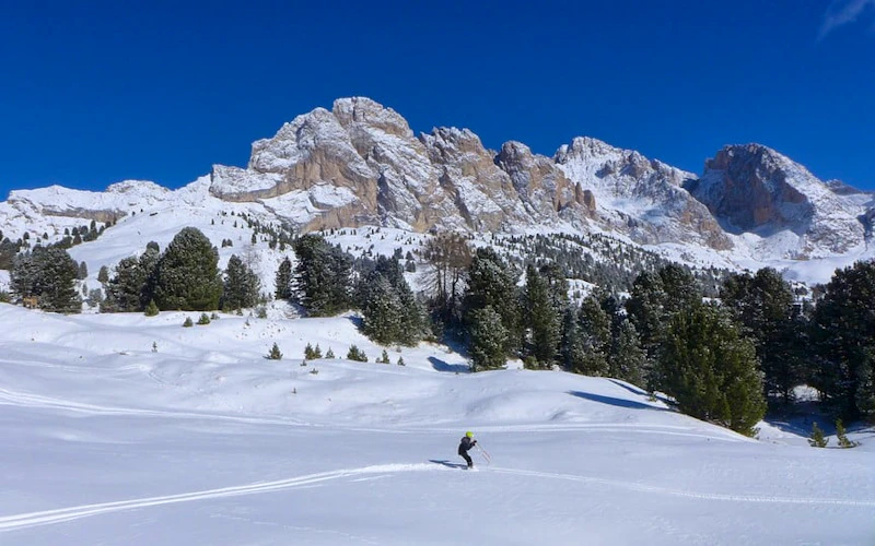 Backcountry Skiing in the Dolomites