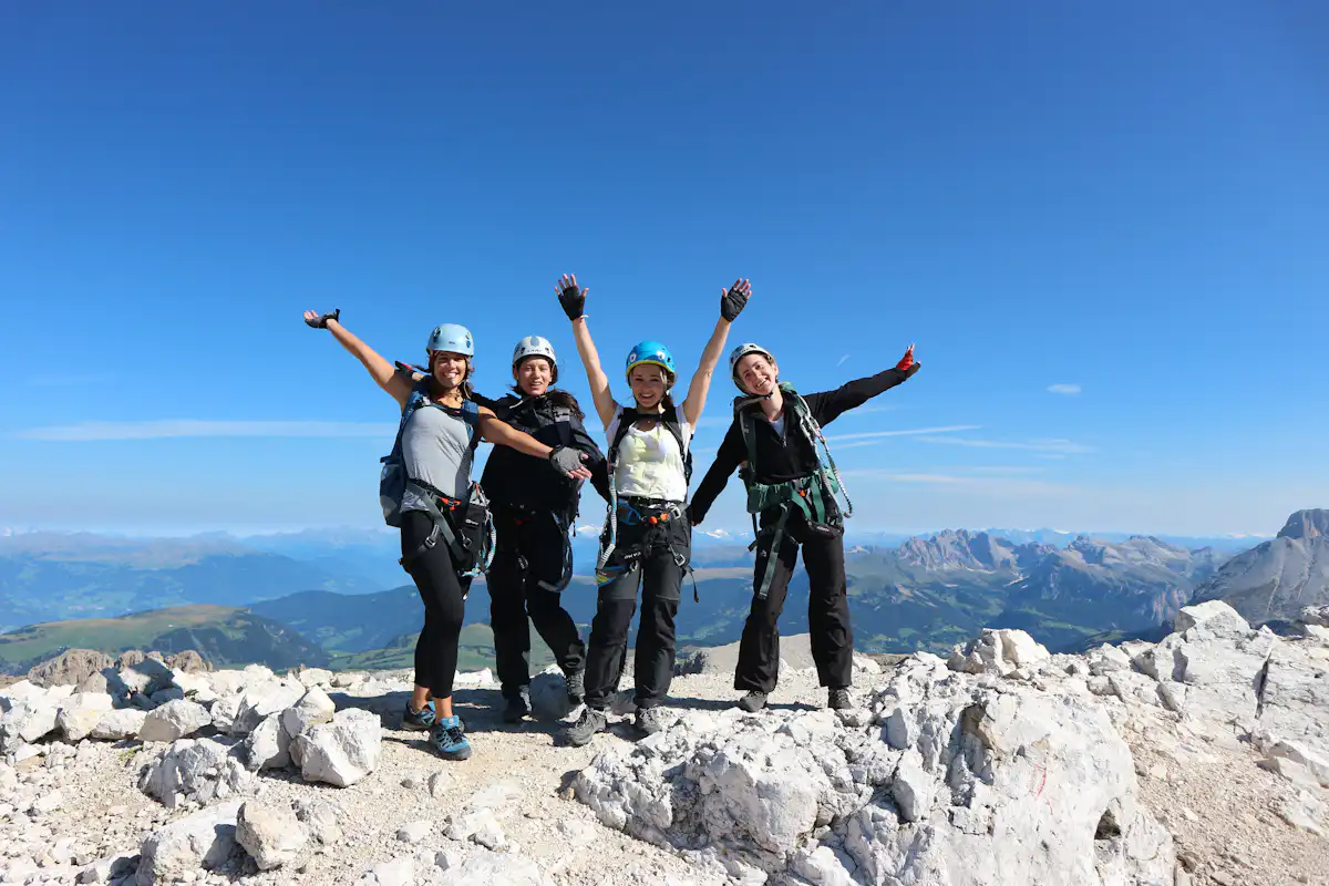 Traveling with Friends: A Via Ferrata Girls Trip in the Dolomites post image