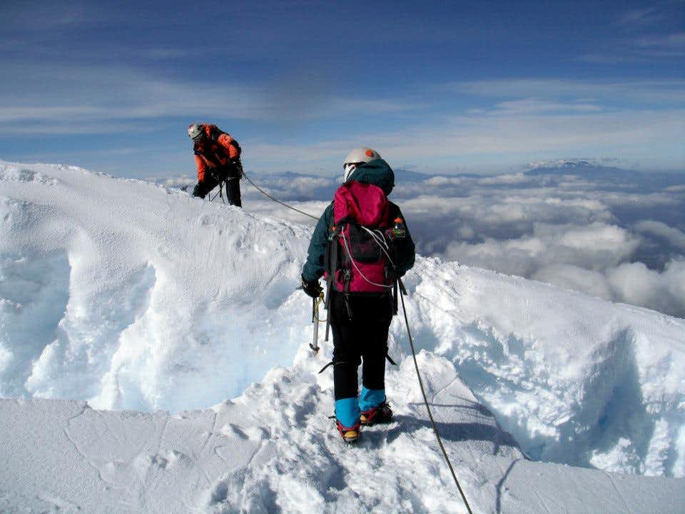 Climbing Cayambe: Facts & Information. Routes, Climate, Difficulty, Equipment, Cost