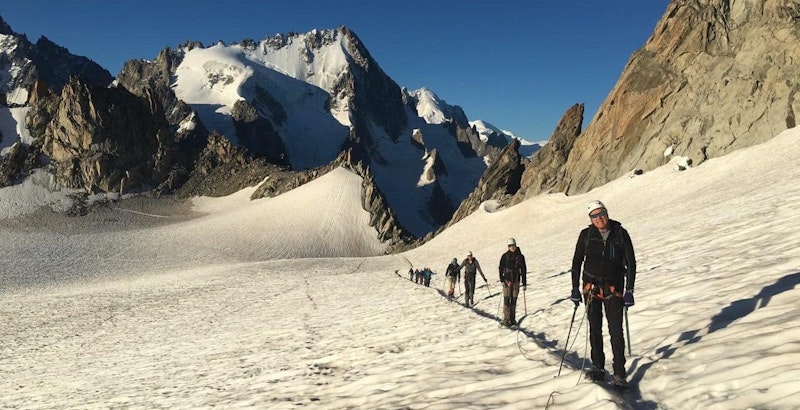 Climbing Aiguille du Tour: Father and Son Bonding Time