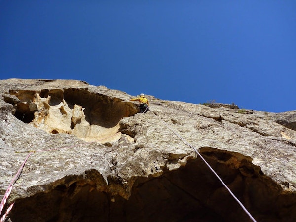 Rock climbing in Corsica Tavignanu
