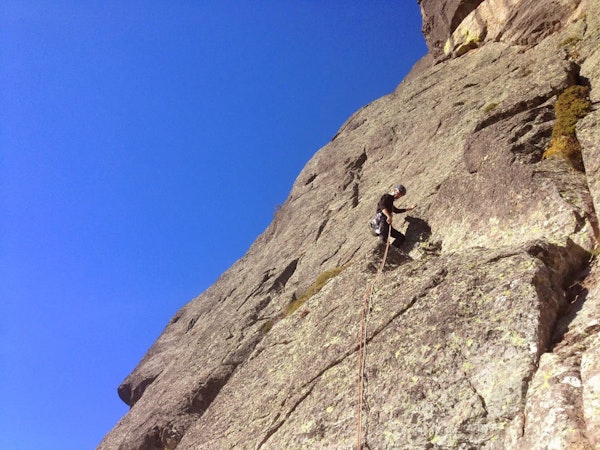 Rock climbing in Corsica Asco