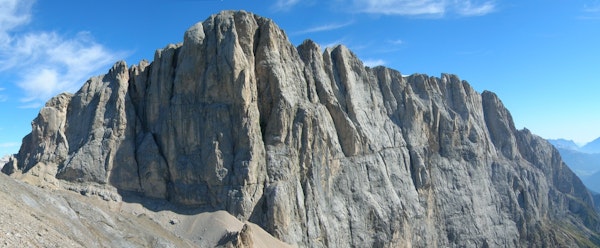 Rock climbing in the Dolomites