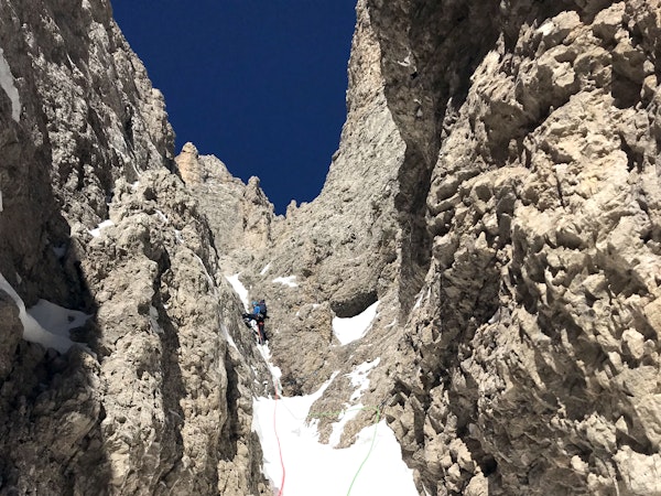 Ice Climbing in the Dolomites